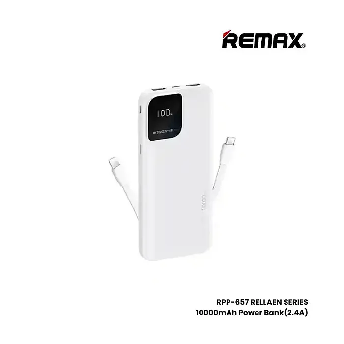 REMAX RPP-657 Rallaen Series 10000mAh Fast Charging Power Bank